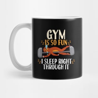 Gym Is So Fun Sloth Mug